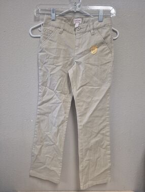 Cat & Jack Khaki School Uniform Pants - Beige